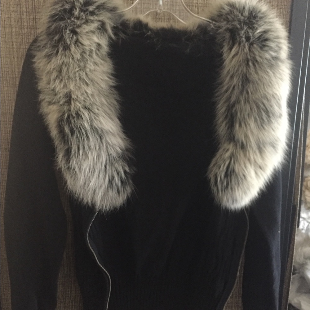 FurCollared Sweater